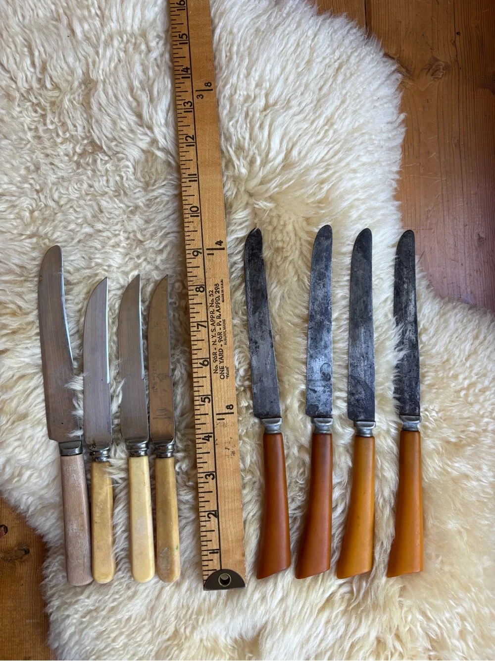 Antique Celluloid and Bakelite Handled Knives